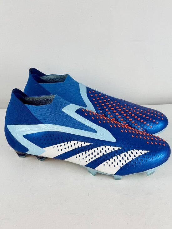M13, W14 - Adidas Predator Accuracy+ FG Marine Rush Soccer Cleats - Firm Ground main image 5